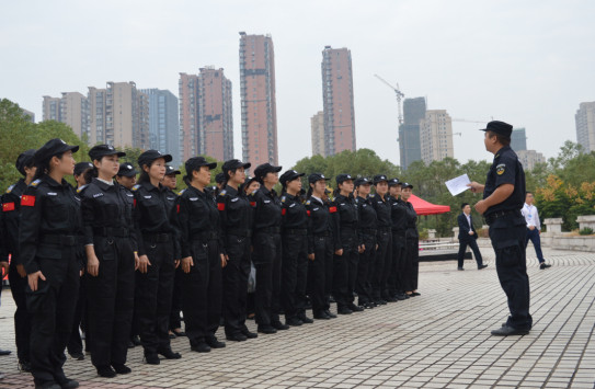 同心協(xié)力 北湖會展中心臨時安保任務圓滿完成